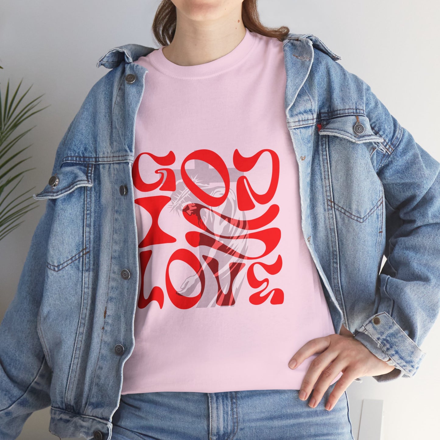 God is Love t-shirt, Christian T-shirt, face T-shirt