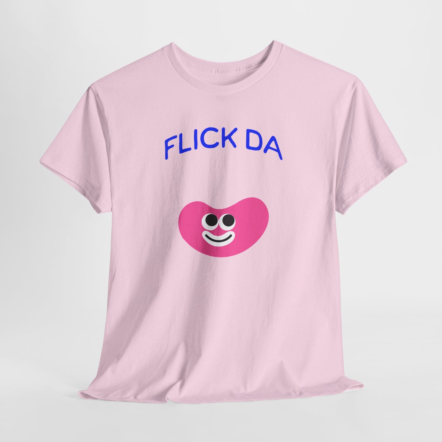 Flick Da Bean T-shirt , Funny T-Shirt, Fun Casual Wear, Gift for Friends, Everyday Summer Style, Comfortable Tee