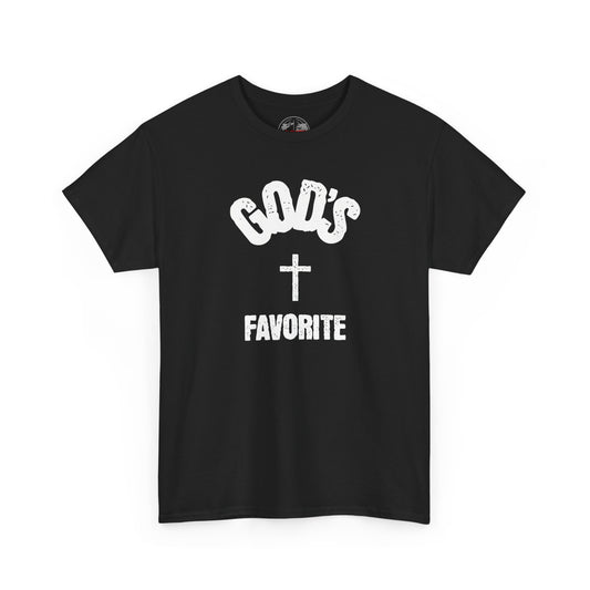 God's Favorite T-Shirt — Christian Cross Faith Graphic Tee