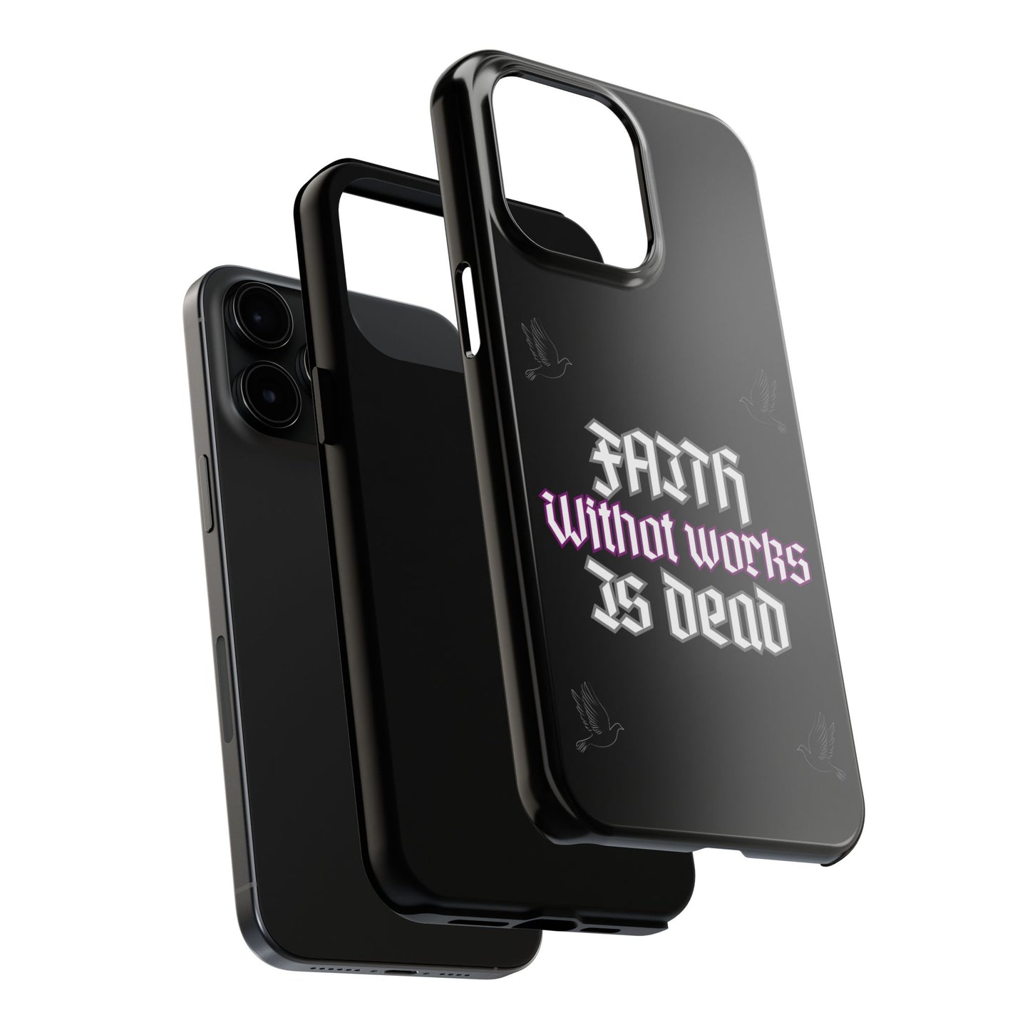 Faith Without Works Is Dead Phone Case iPhone compatible phone case | Tough Phone Case, Religious Quote