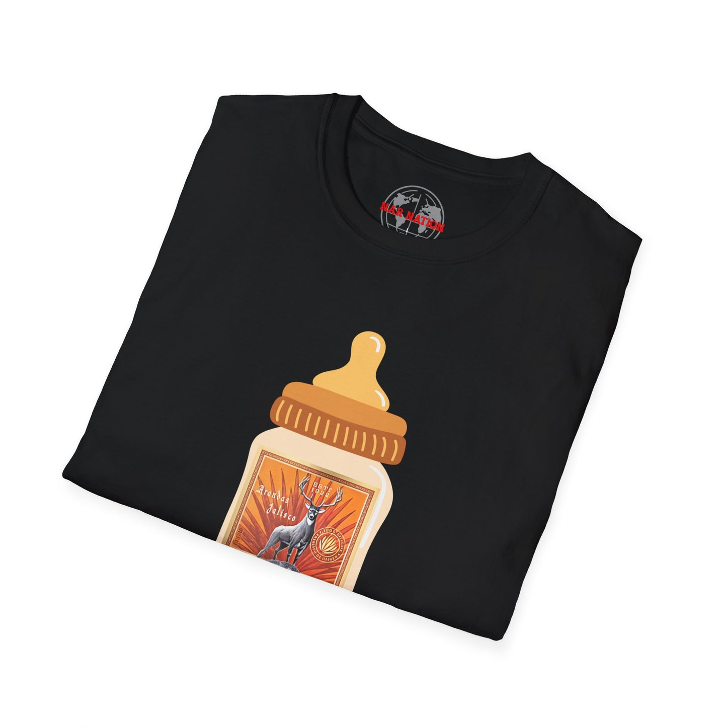 Funny Baby Bottle T‑Shirt — "I Need The Bah‑Bah" Graphic Tee