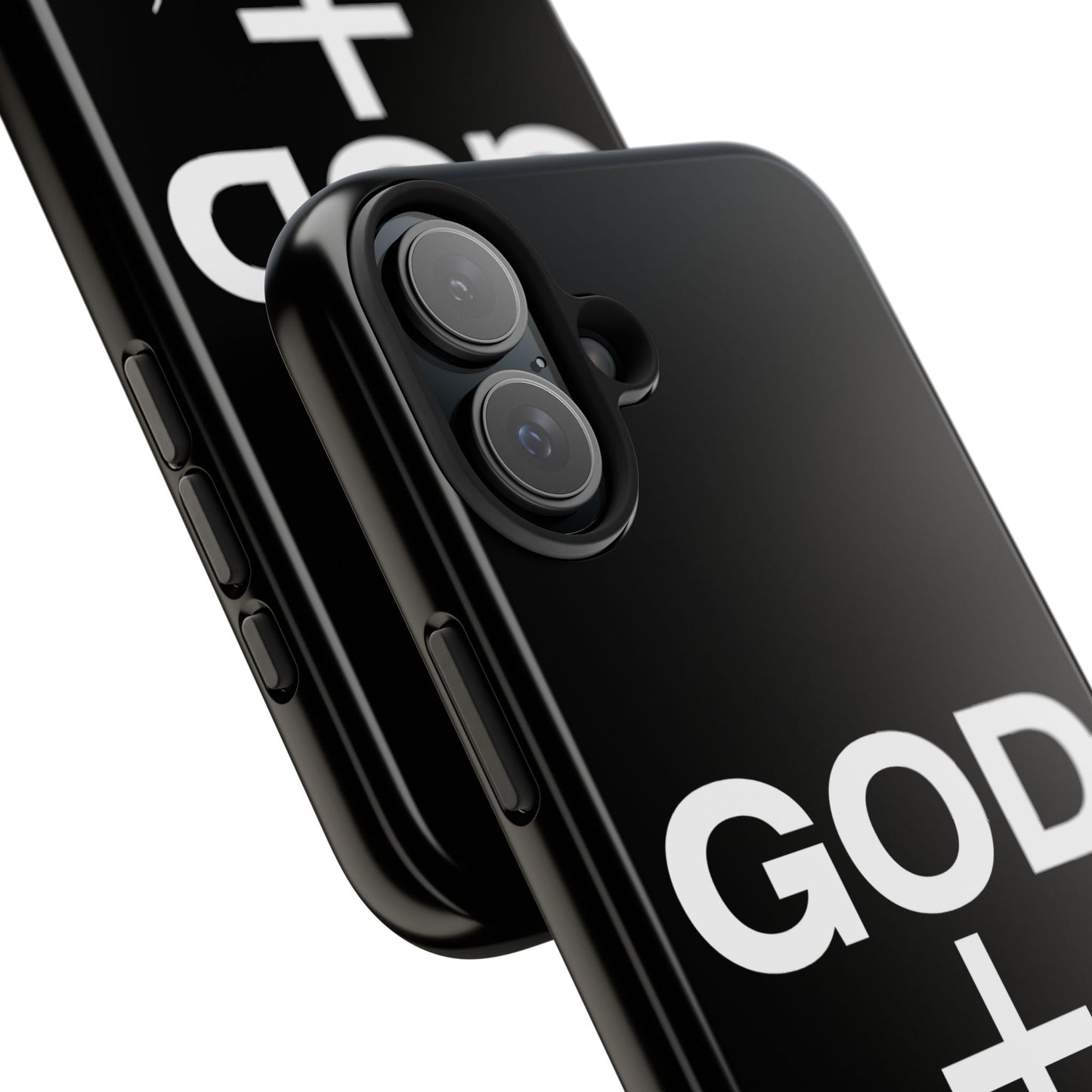 God First iPhone compatible phone case | Christian cross phone case faith accessory