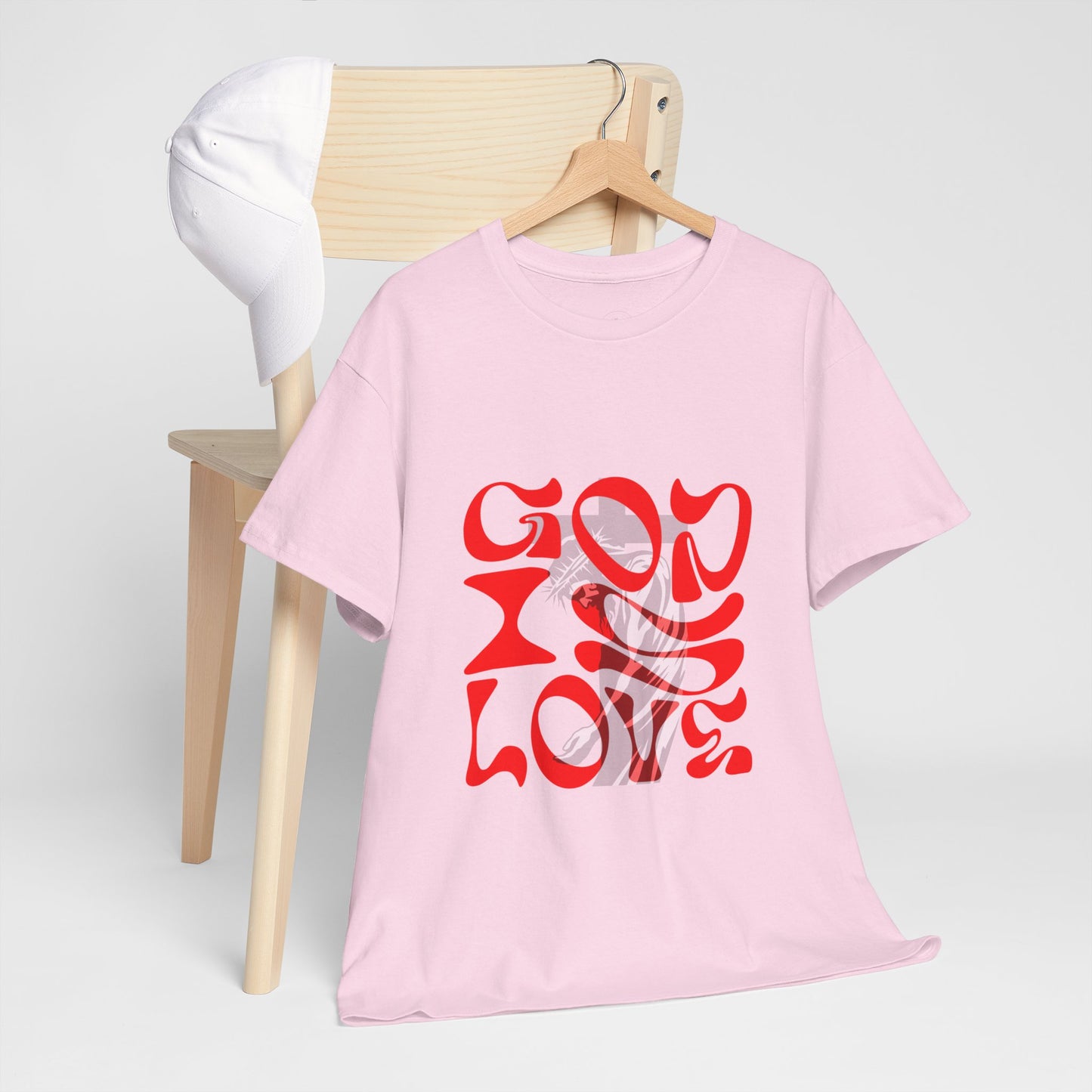God is Love t-shirt, Christian T-shirt, face T-shirt