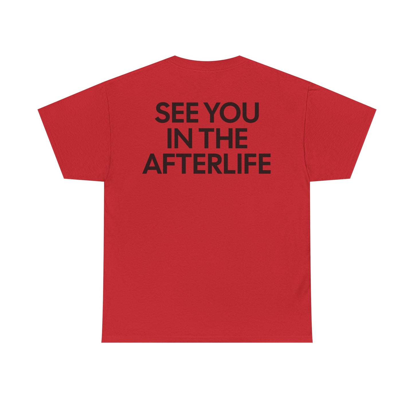 See You in the Afterlife Graphic Tee, Casual Wear, Gifts, Comedy Lovers