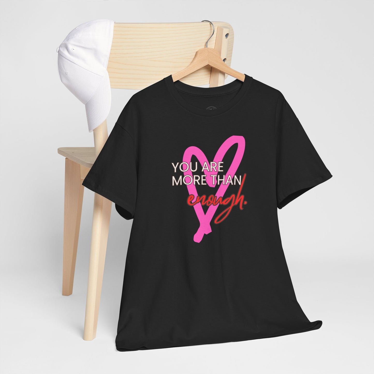 You are more than enough cute black shirt, gift for her