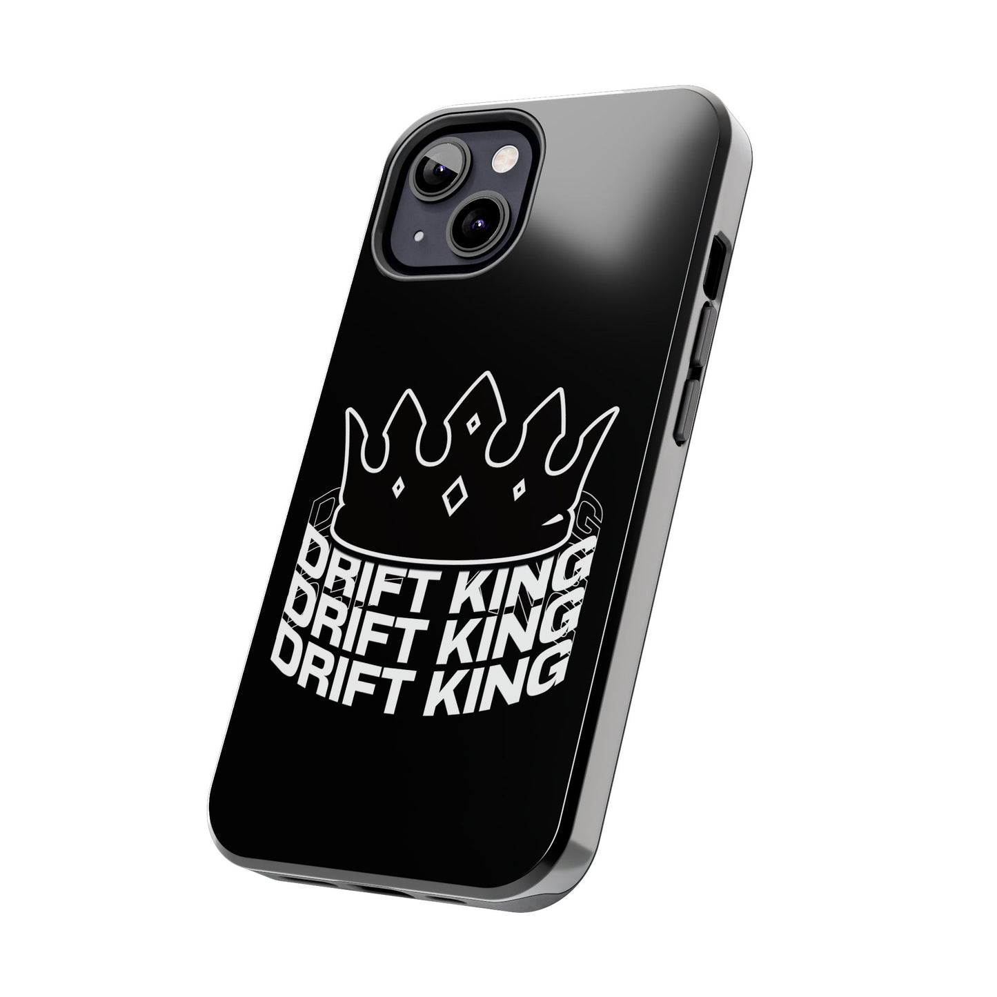 Drift King crown iPhone phone case | Tough Phone Case, racing typography iphone compatible