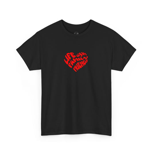 Life family friends gym shirt gym shirt fitness enthusiast shirt gym rat shirt