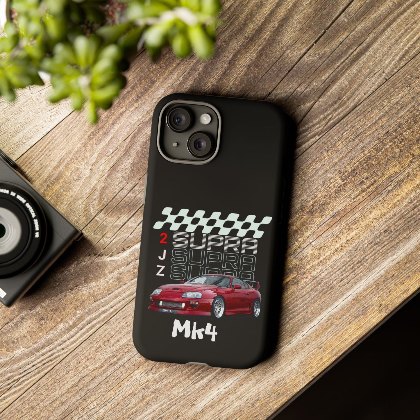 Toyota Supra Car Enthusiasts | Mk4 Supra Phone Case, Racing Accessories, Birthday & Holiday Present, Customizable Design