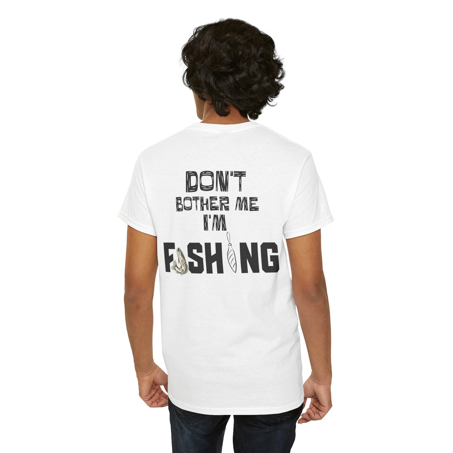 Don't Bother Me I'm Fishing T-Shirt | Fishing Graphic Tee, Fish Lure Design