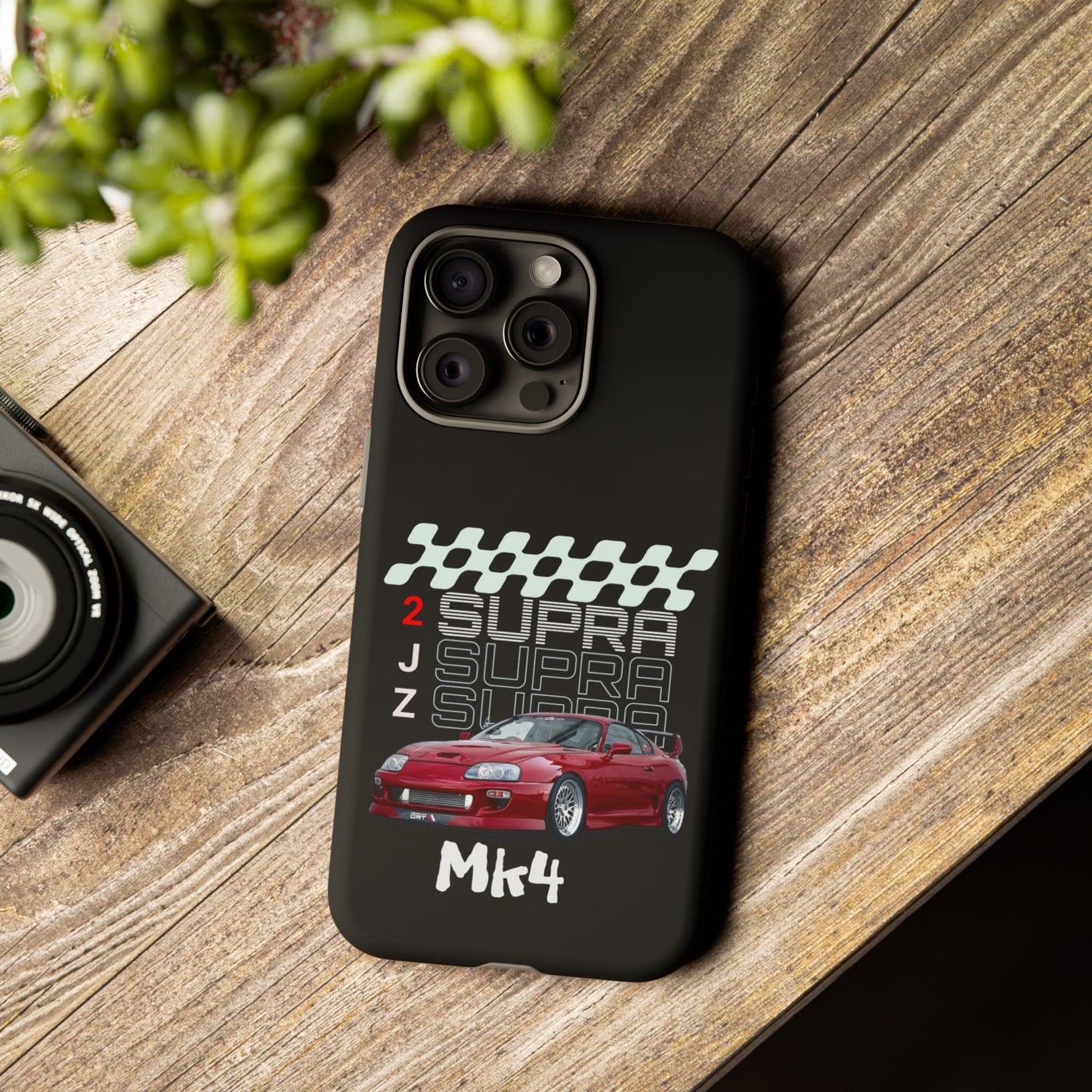 Toyota Supra Car Enthusiasts | Mk4 Supra Phone Case, Racing Accessories, Birthday & Holiday Present, Customizable Design