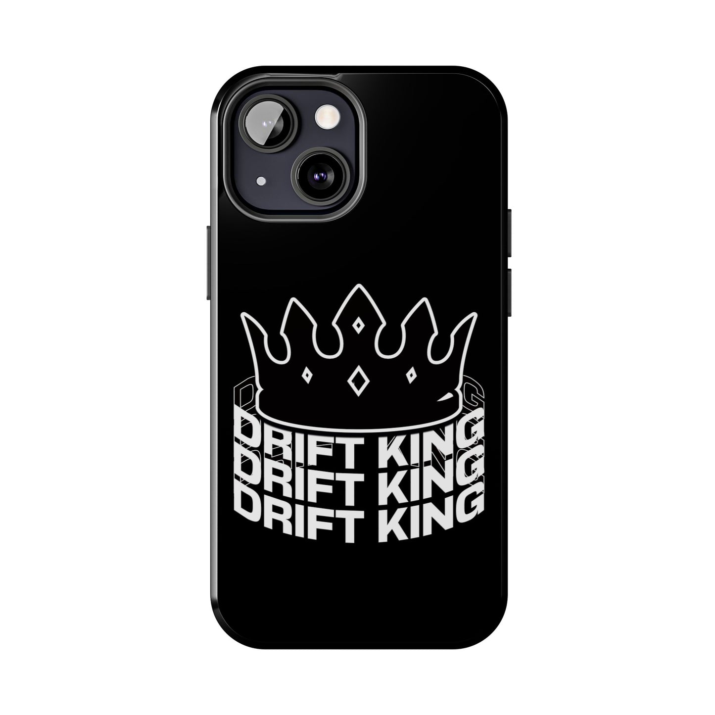 Drift King crown iPhone phone case | Tough Phone Case, racing typography iphone compatible
