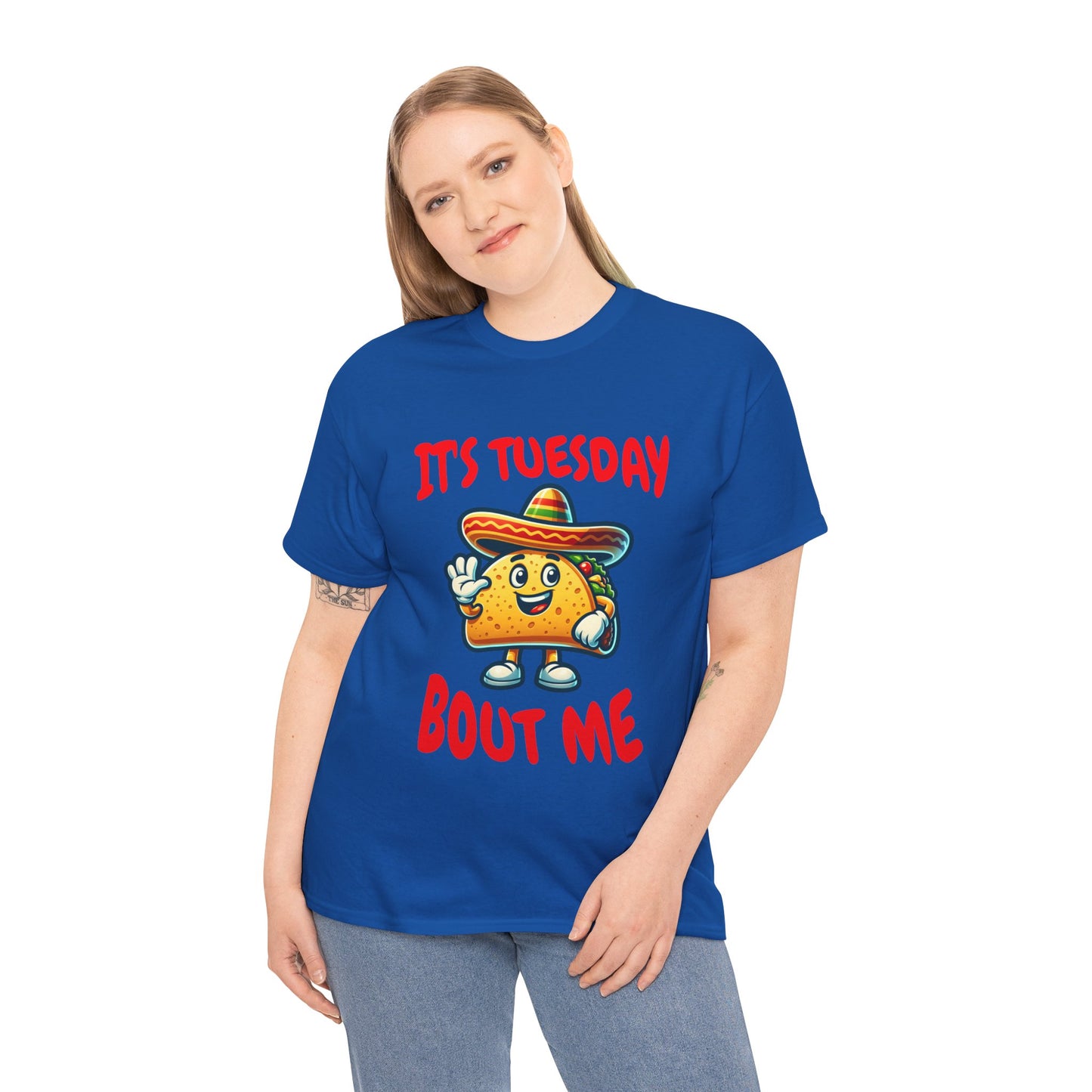 Taco Tuesday Shirt - Fun Unisex Heavy Cotton T-Shirt for Taco Lovers, Casual Wear, Gifts, Foodie Apparel, Party Top, Unique Graphic Tee