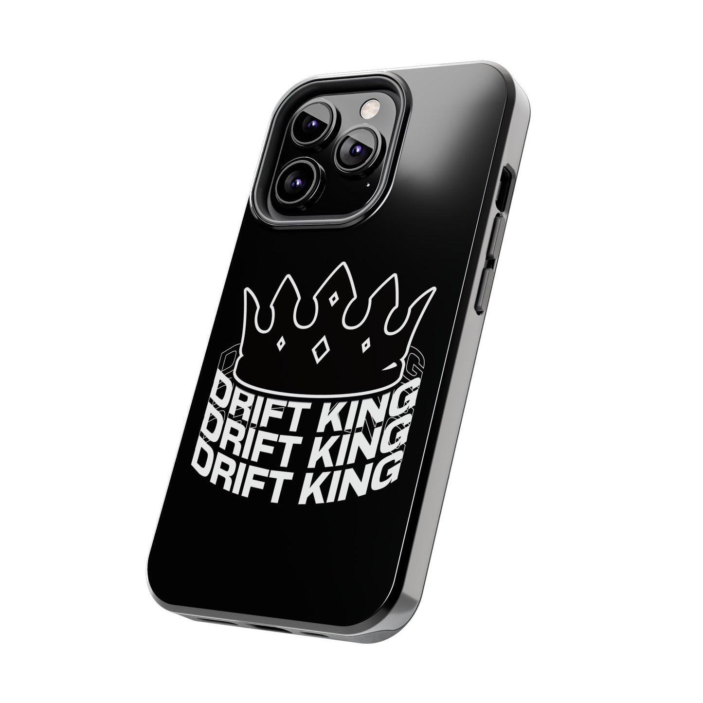 Drift King crown iPhone phone case | Tough Phone Case, racing typography iphone compatible