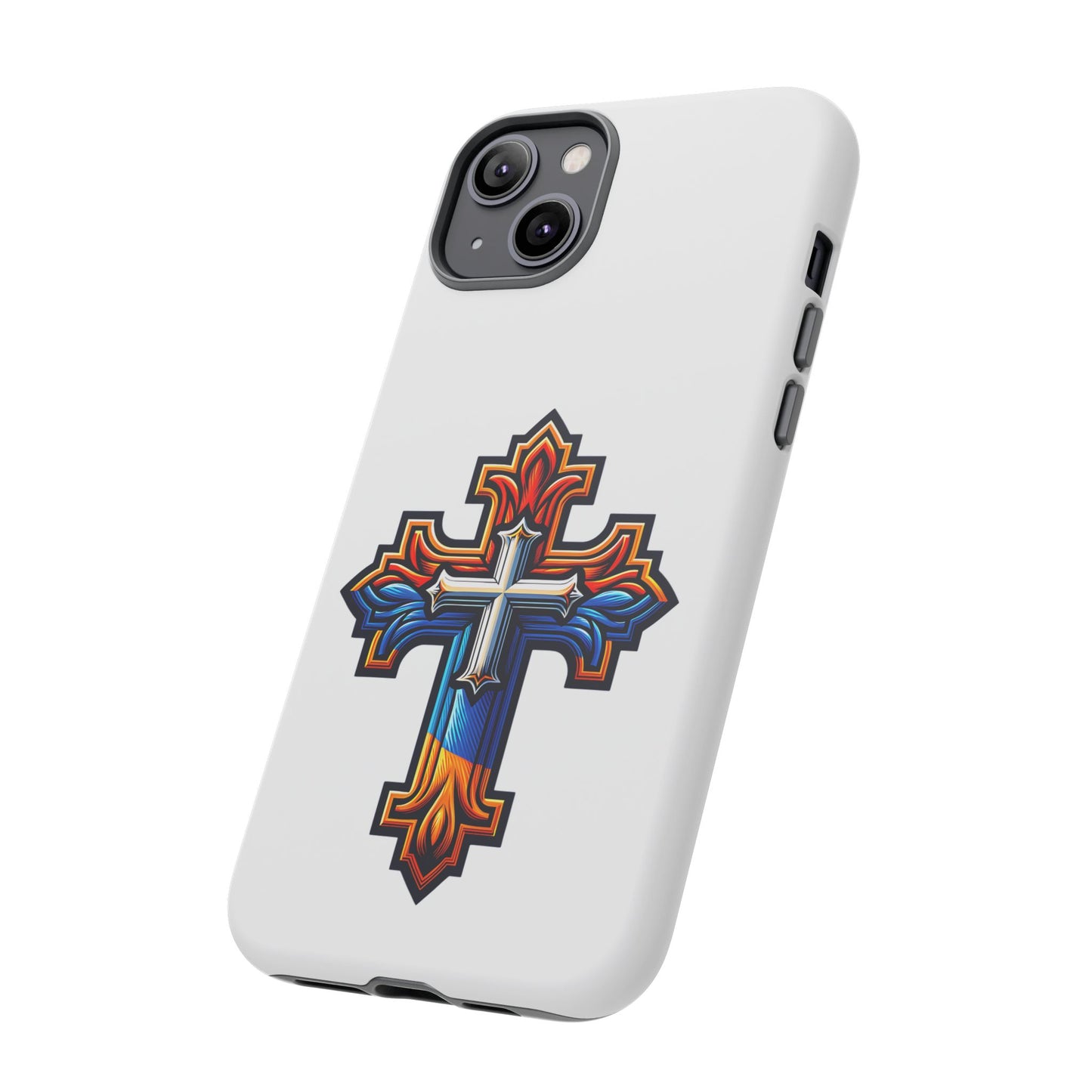 Armenian cross flag phone case iPhone Samsung Google, Christian phone case, white phone case