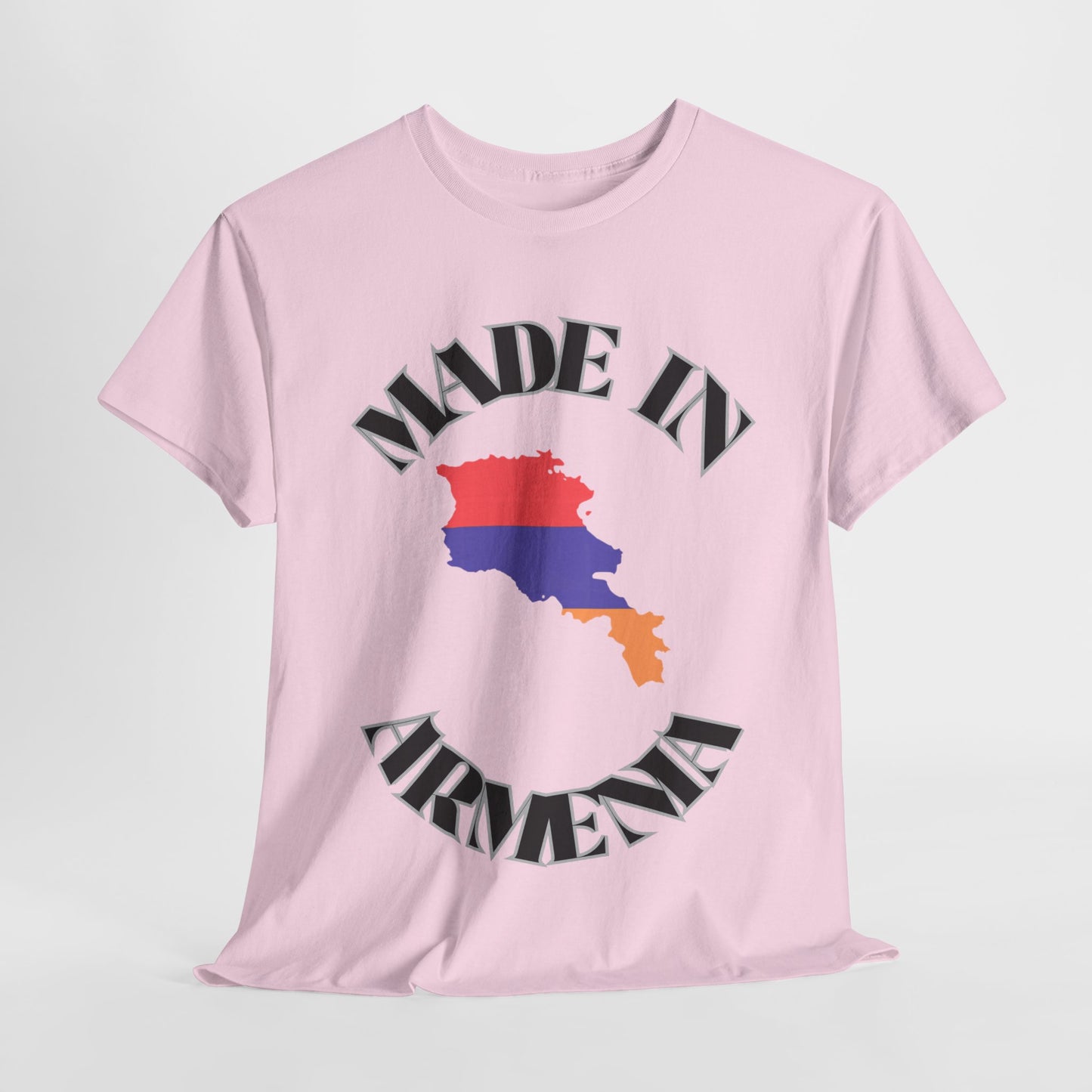 Proudly Made in Armenia Tee - Unisex Heavy Cotton T-Shirt, Armenian Pride, Gift for Him/Her, Travel Souvenir, Casual Wear, Cultural Apparel