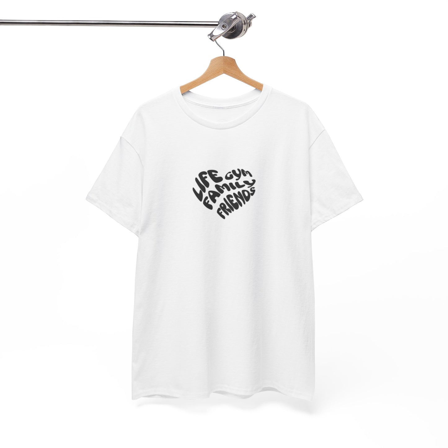 Life family friends gym shirt gym shirt fitness enthusiast shirt gym rat shirt