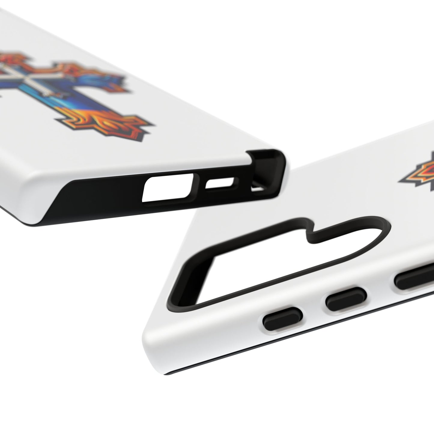 Armenian cross flag phone case iPhone Samsung Google, Christian phone case, white phone case