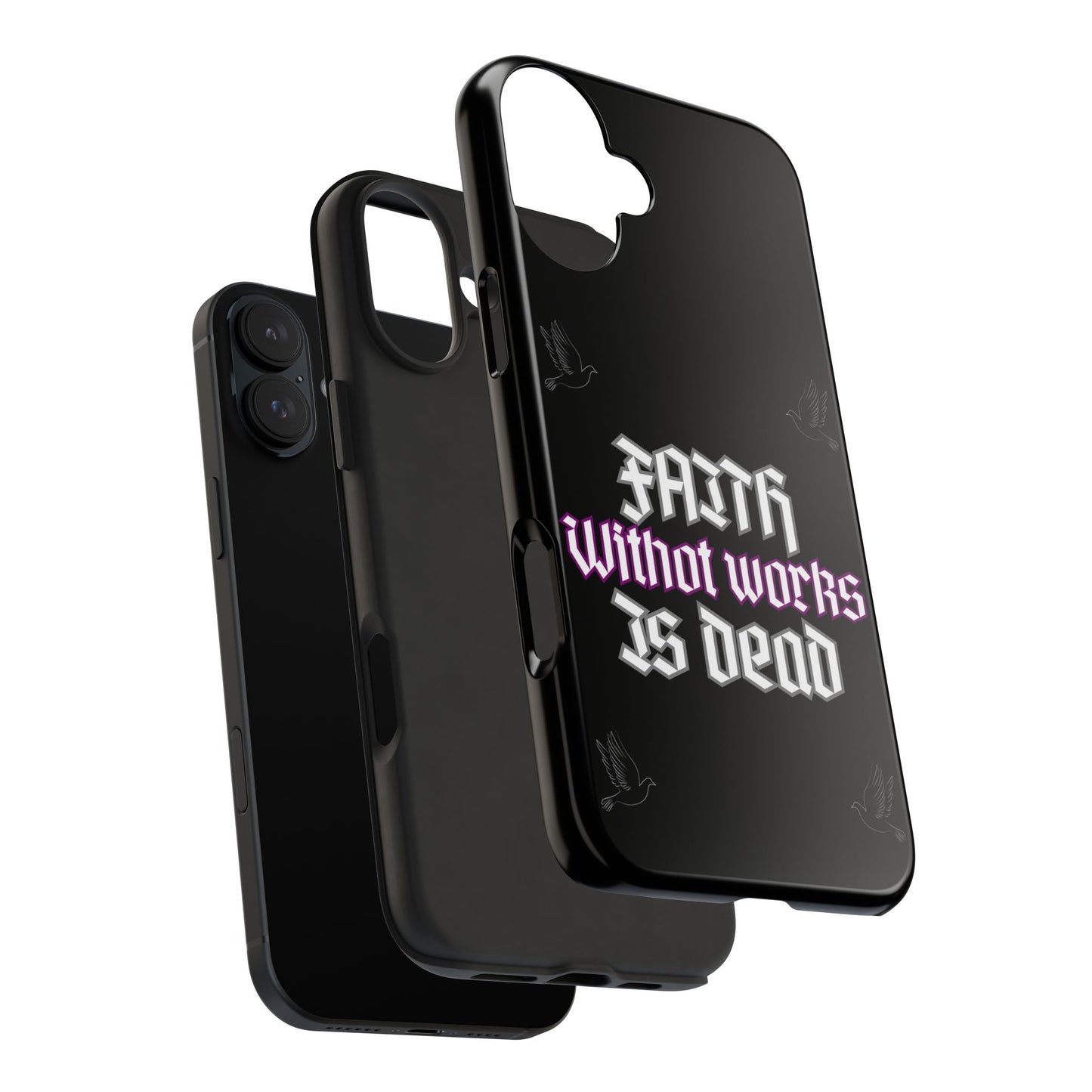 Faith Without Works Is Dead Phone Case iPhone compatible phone case | Tough Phone Case, Religious Quote
