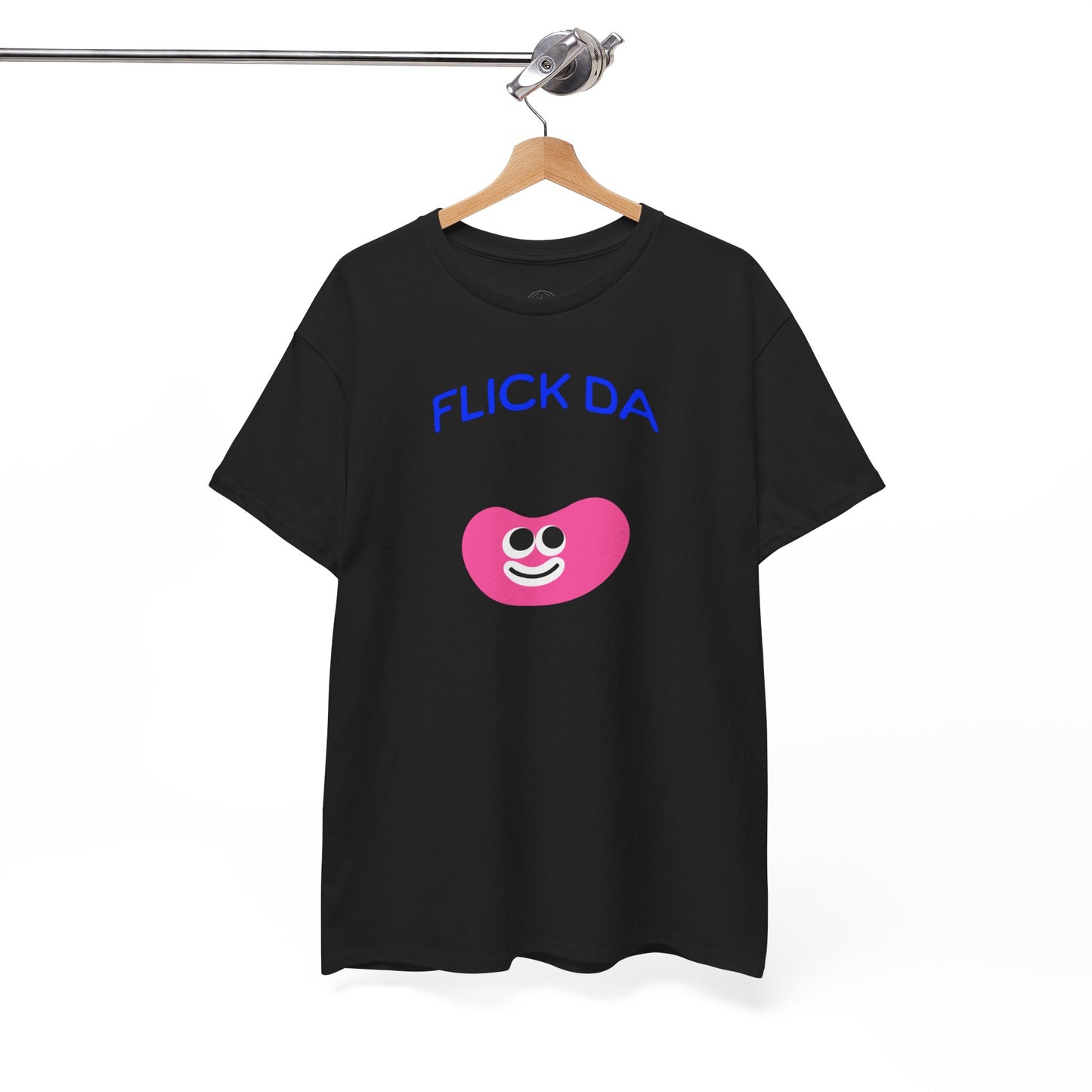Flick Da Bean T-shirt , Funny T-Shirt, Fun Casual Wear, Gift for Friends, Everyday Summer Style, Comfortable Tee
