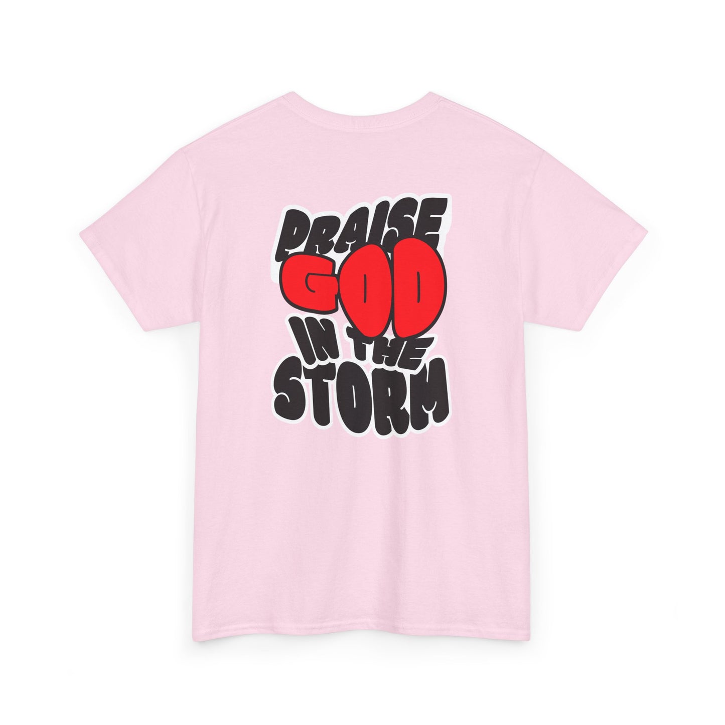 Praise God in the Storm Tee | Religious Faith Typography, Christian Shirt
