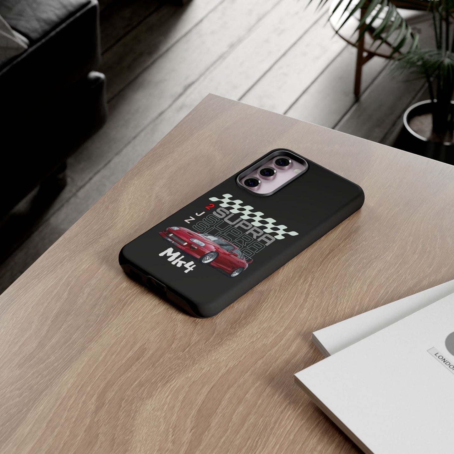 Toyota Supra Car Enthusiasts | Mk4 Supra Phone Case, Racing Accessories, Birthday & Holiday Present, Customizable Design