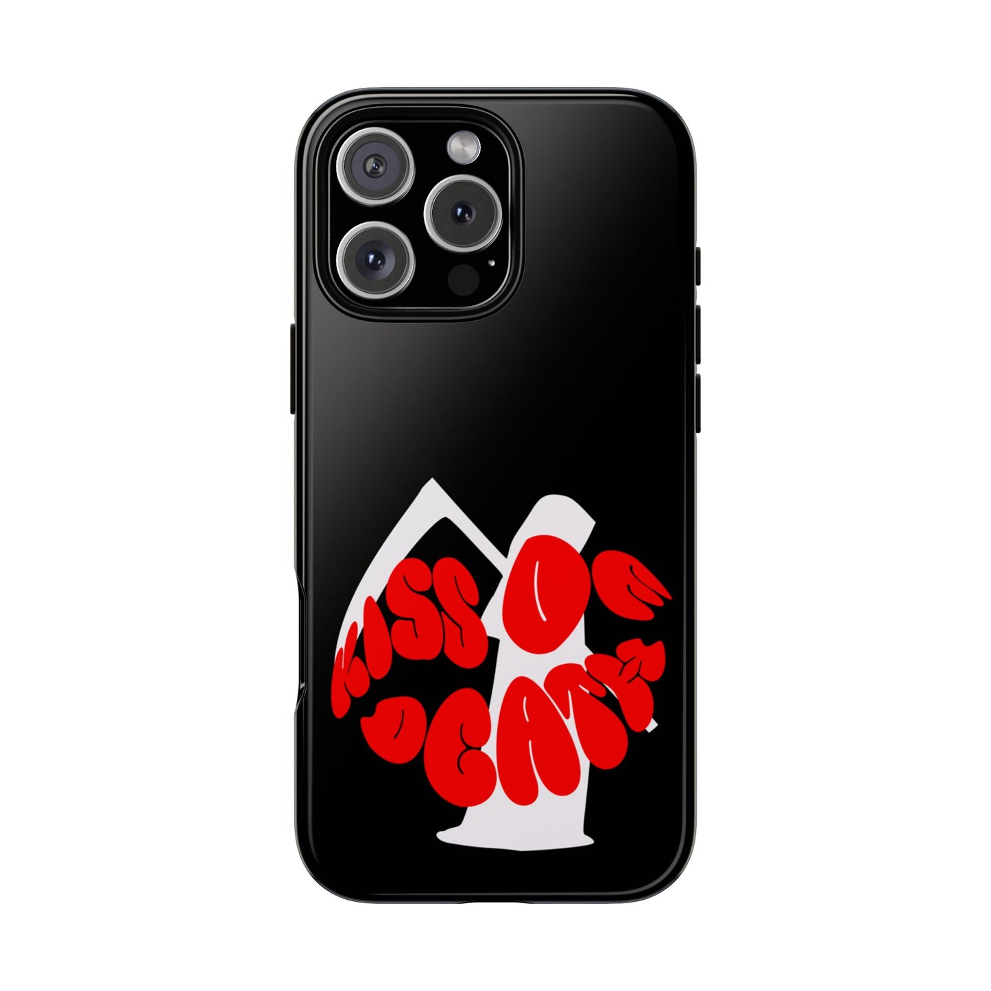 kiss Of Death Phone Case , cool phone case, cool design phone case, iPhone phone case, Samsung phone case, google phone case, black case