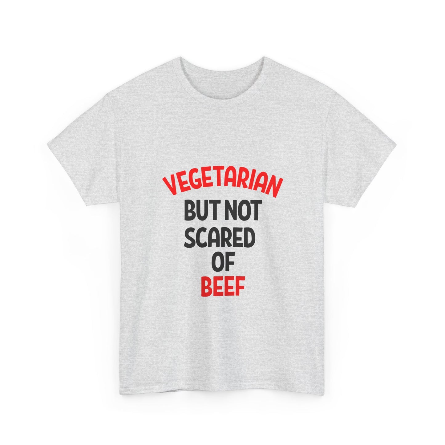 Funny Vegetarian T-Shirt, Casual Outdoor Wear, Gift for Vegetarians, Vegan Humor Shirt, Unisex Graphic Tee