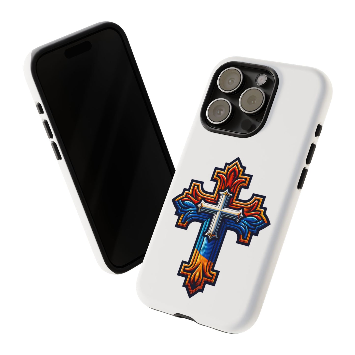 Armenian cross flag phone case iPhone Samsung Google, Christian phone case, white phone case