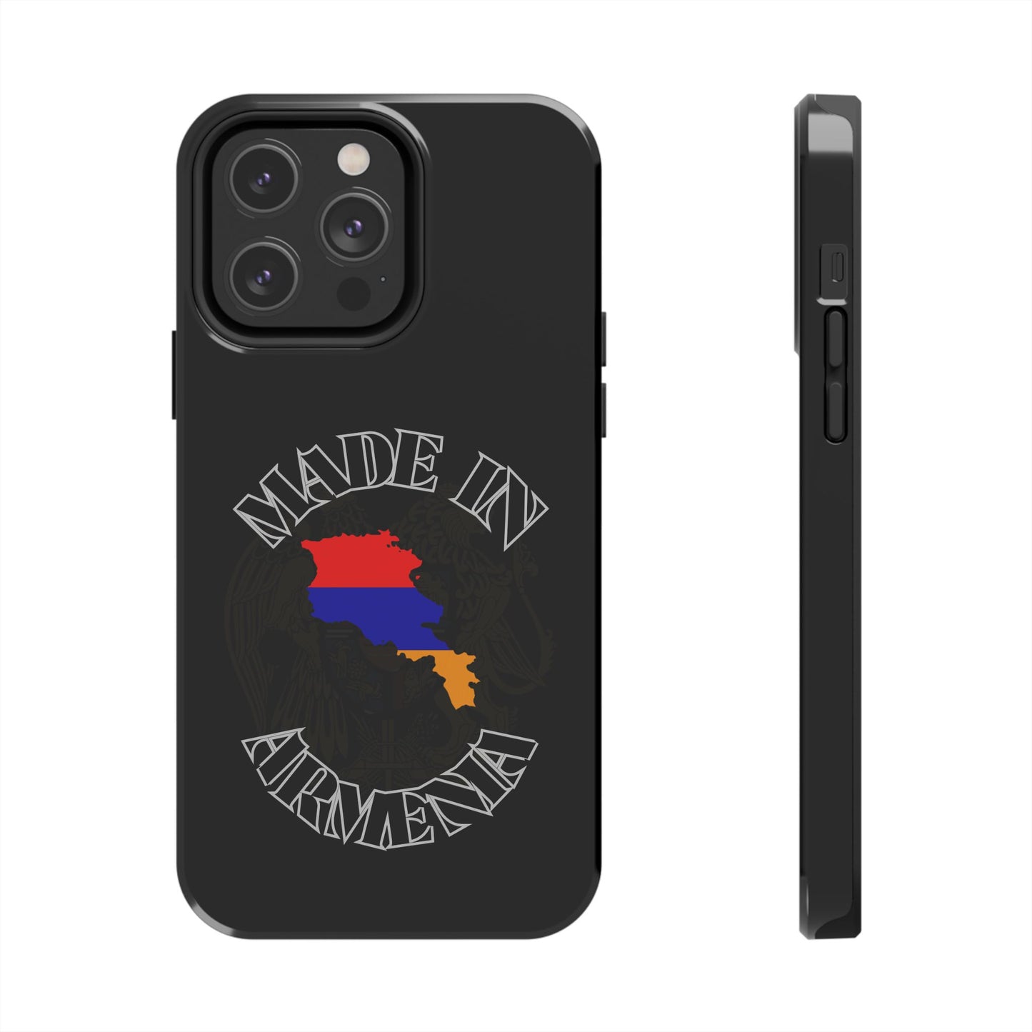 Made in Armenia iPhone Phone Case | Armenian Flag Map, Patriotic Armenia Phone Case iphone compatible