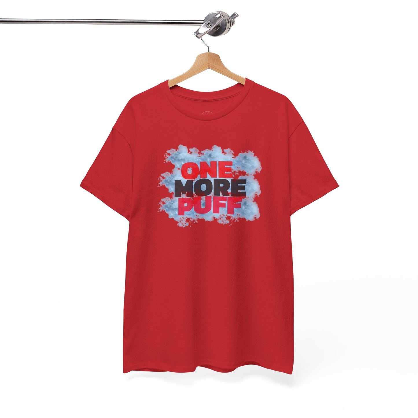 One More Puff cloud graphic Tee | Hookah Smoking shirt