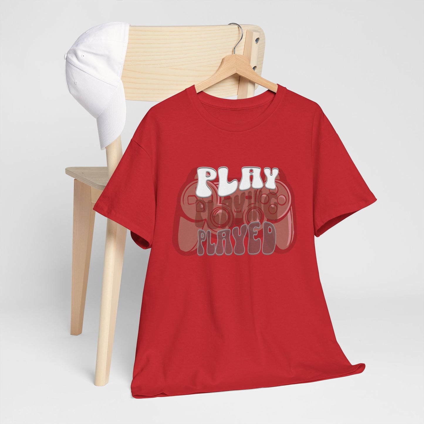 Gaming Inspired Unisex Heavy Cotton Tee - Play, Casual Wear, Gamer Gift, Birthday, Graphic Shirt, Comfortable Tee