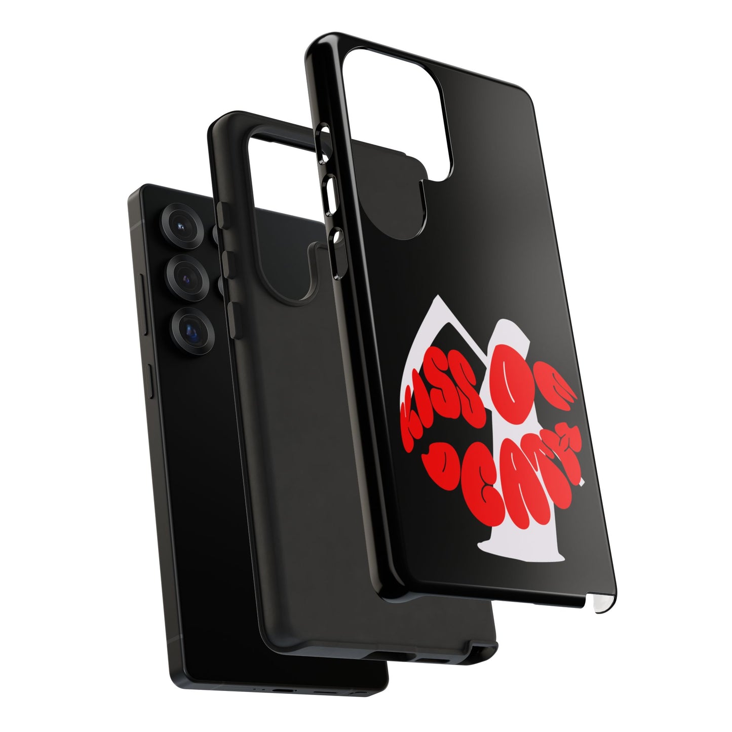 kiss Of Death Phone Case , cool phone case, cool design phone case, iPhone phone case, Samsung phone case, google phone case, black case