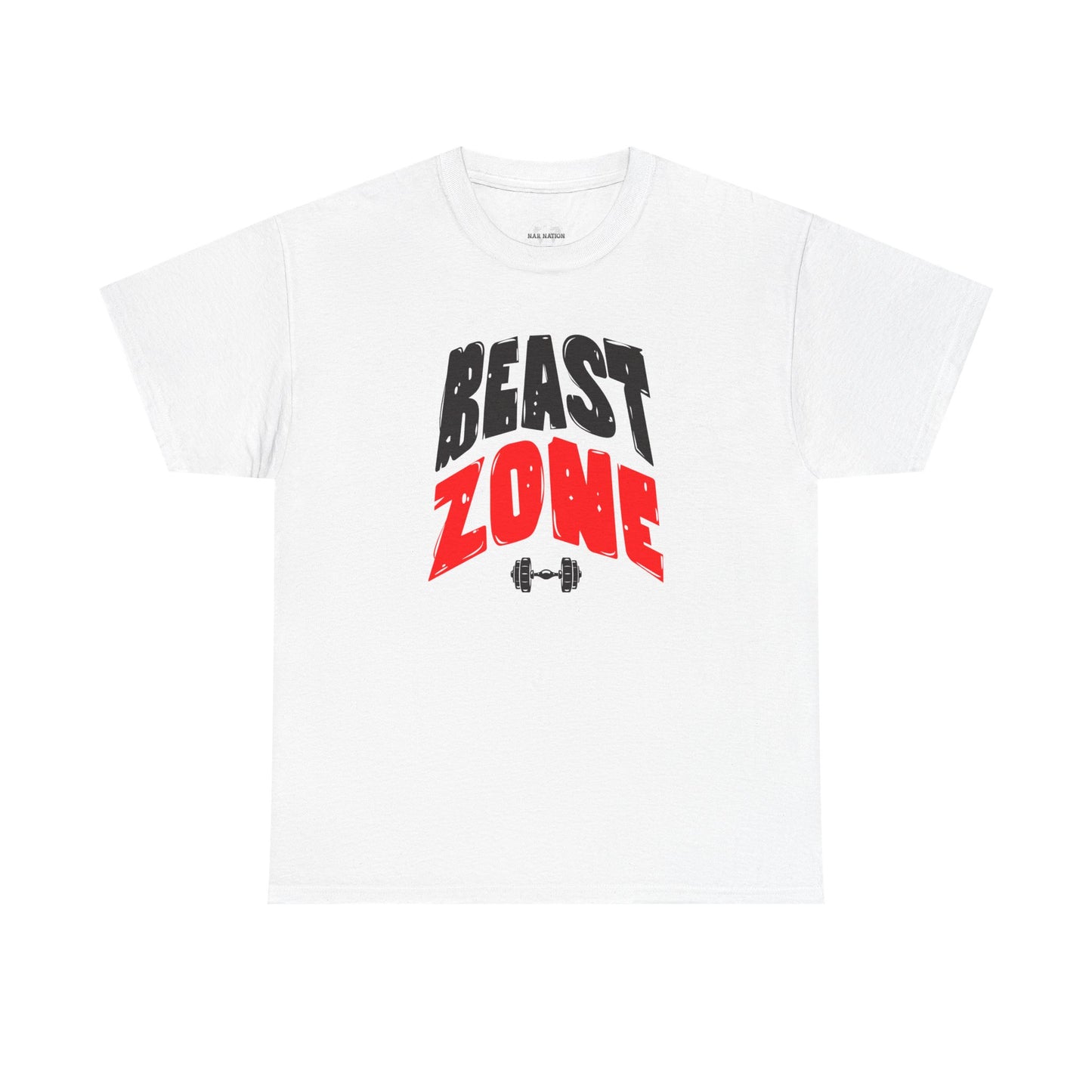 Beast Zone Gym Tee | Workout Shirt, Fitness Apparel, Gift for Lifters, Unisex Heavy Cotton Tee, Motivational Exercise Top