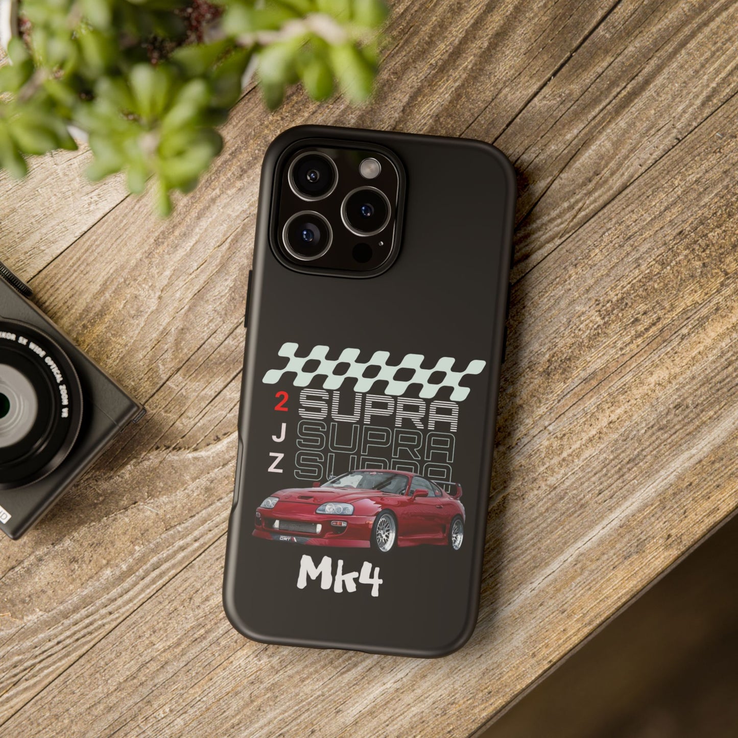 Toyota Supra Car Enthusiasts | Mk4 Supra Phone Case, Racing Accessories, Birthday & Holiday Present, Customizable Design