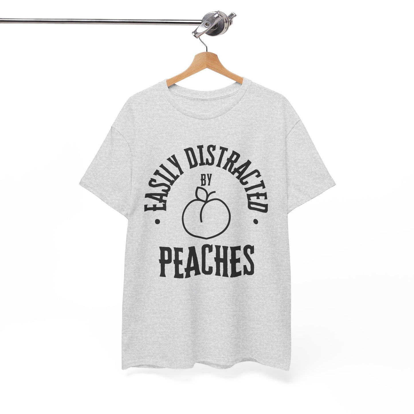 Easily Distracted by Peaches t-shirt, funny t-shirt, peach lovers shirt