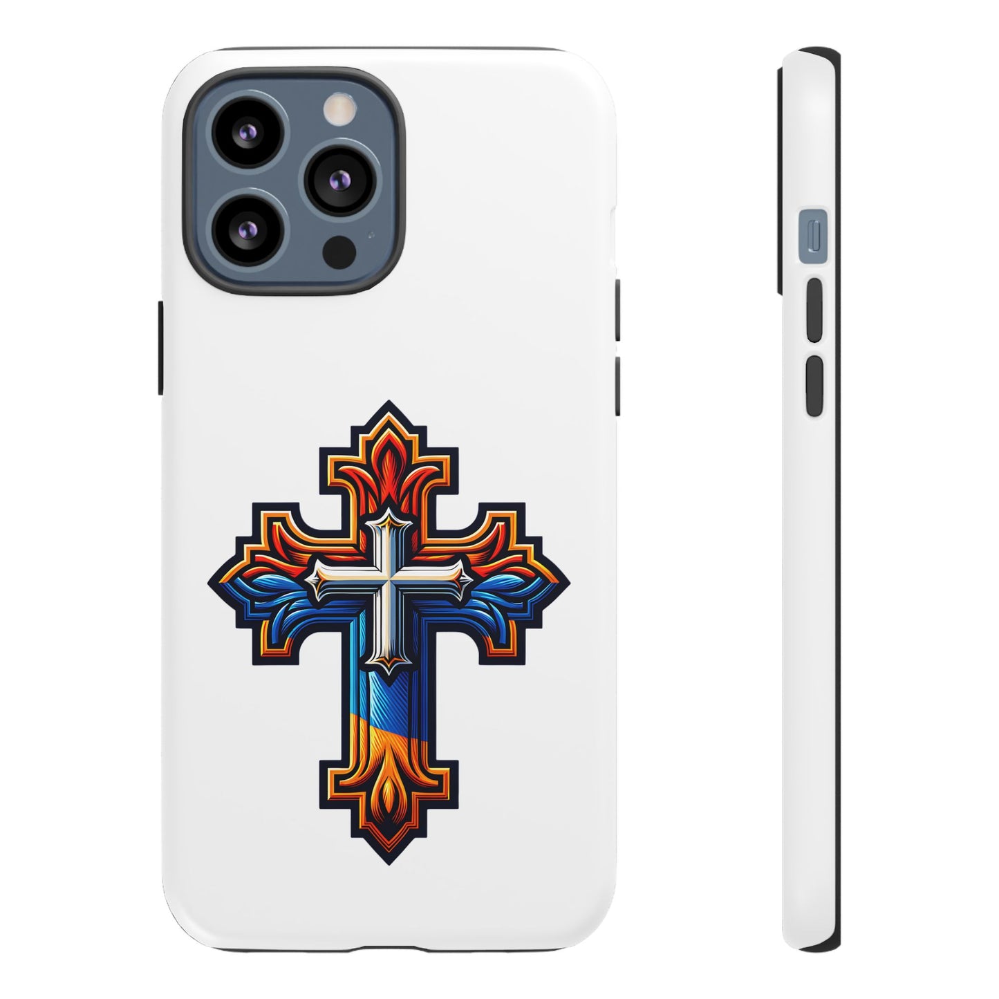 Armenian cross flag phone case iPhone Samsung Google, Christian phone case, white phone case