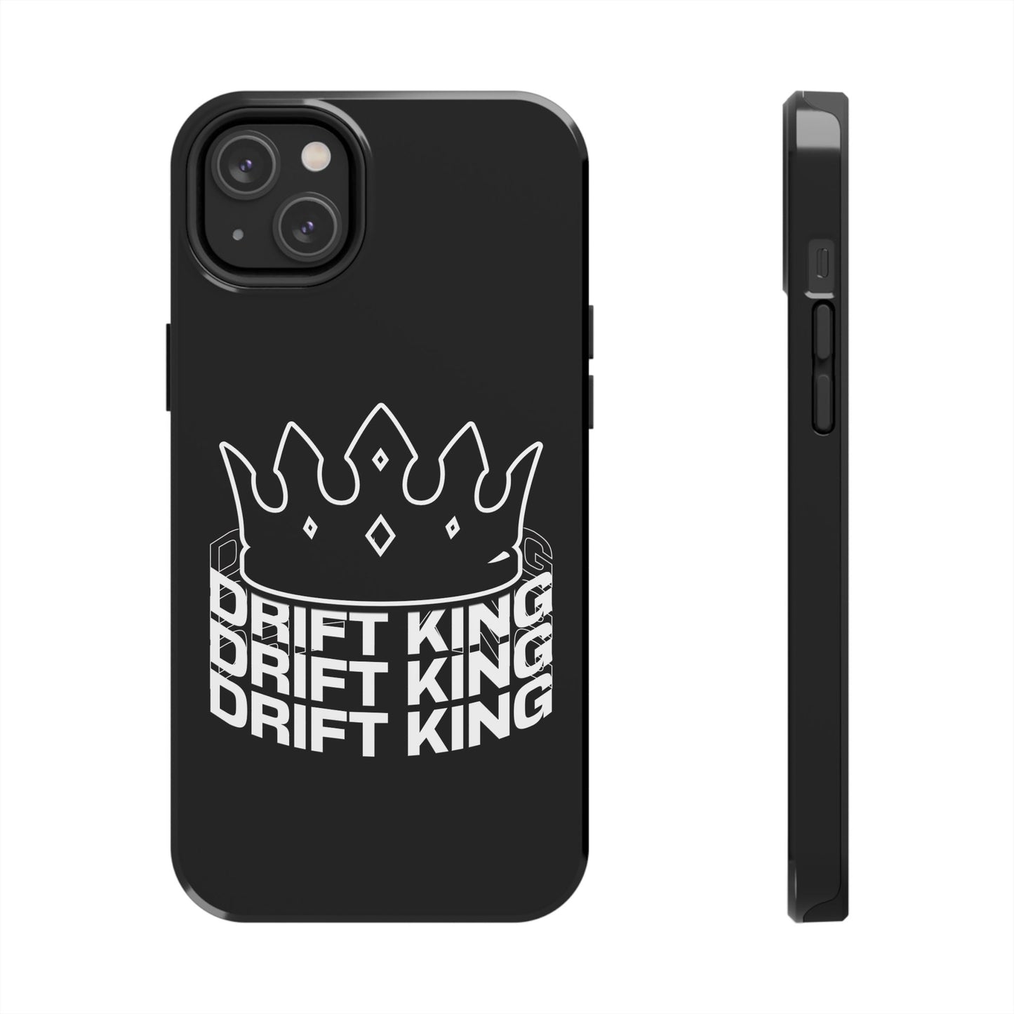 Drift King crown iPhone phone case | Tough Phone Case, racing typography iphone compatible