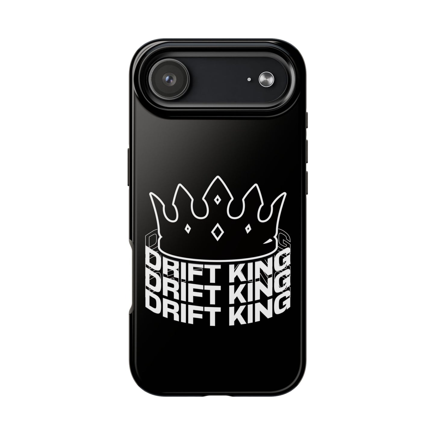 Drift King crown iPhone phone case | Tough Phone Case, racing typography iphone compatible