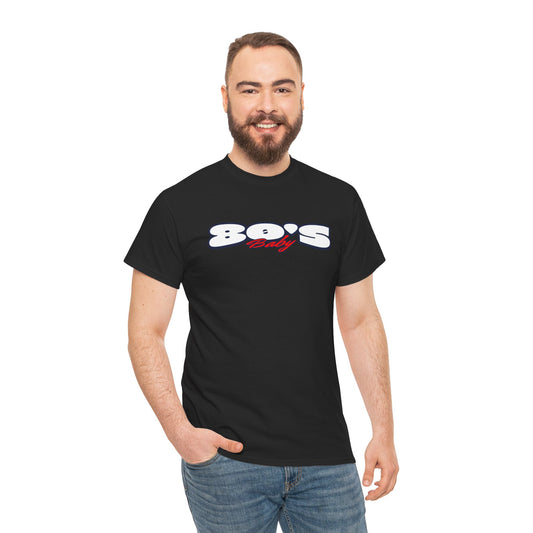 Retro 80's Unisex Cotton Tee - Vintage Style T-Shirt, Casual Wear, 1980s Nostalgia, Gift for Him, or Her, Summer Fashion