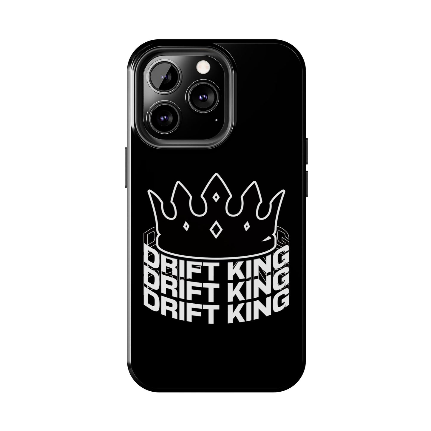 Drift King crown iPhone phone case | Tough Phone Case, racing typography iphone compatible