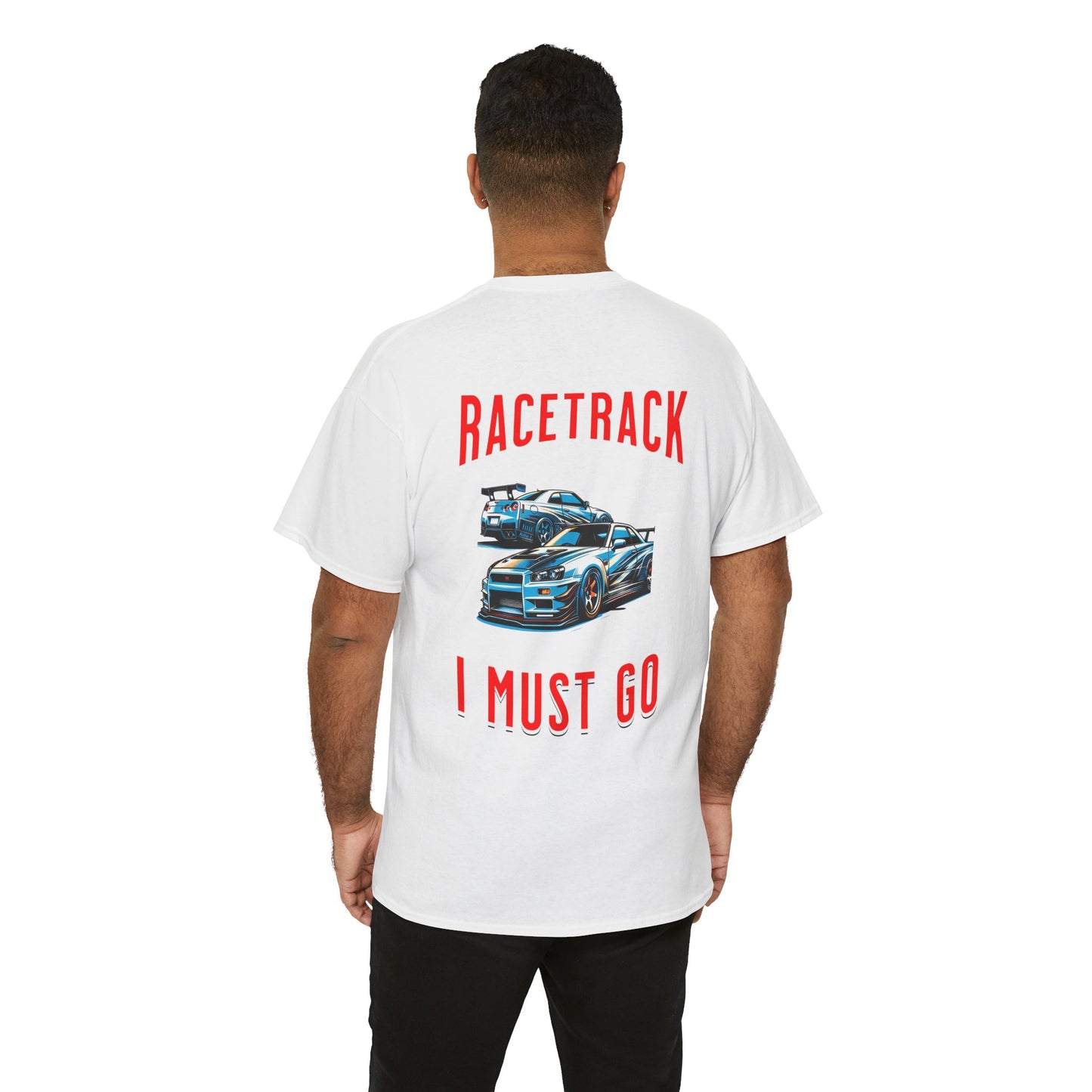 Nissan GTR race track shirt Unisex Heavy Cotton Tee, Car Enthusiast Shirt, Racing T-Shirt, Gift for Car Lovers, Motorsport Apparel