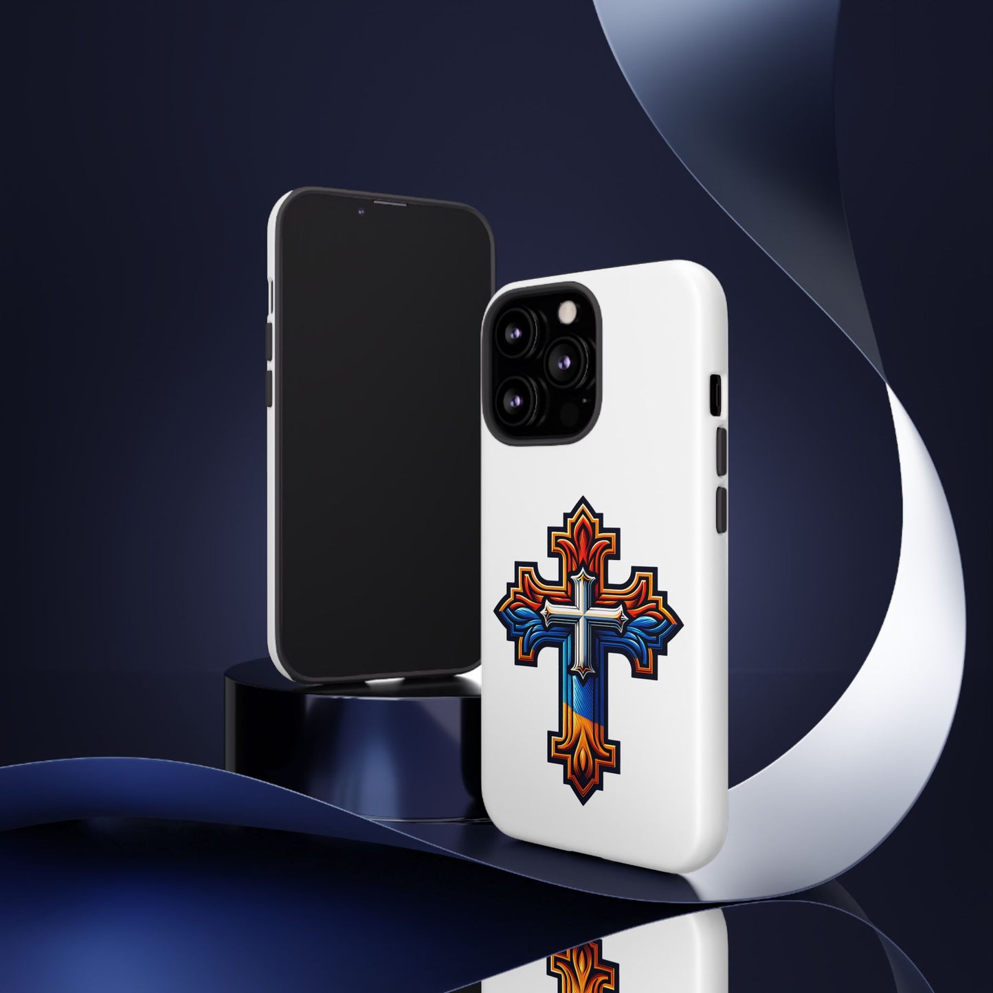 Armenian cross flag phone case iPhone Samsung Google, Christian phone case, white phone case