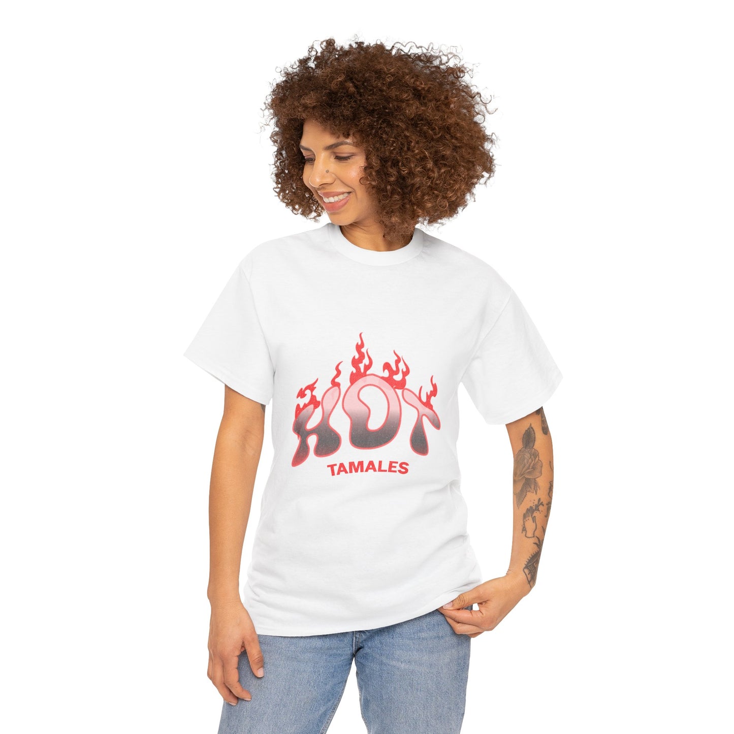 Funny Hot Tamales Unisex Tee, Casual Wear, Summer Style, Gift for Food Lovers, Trendy Graphic T-Shirt, Fun Statement Tee