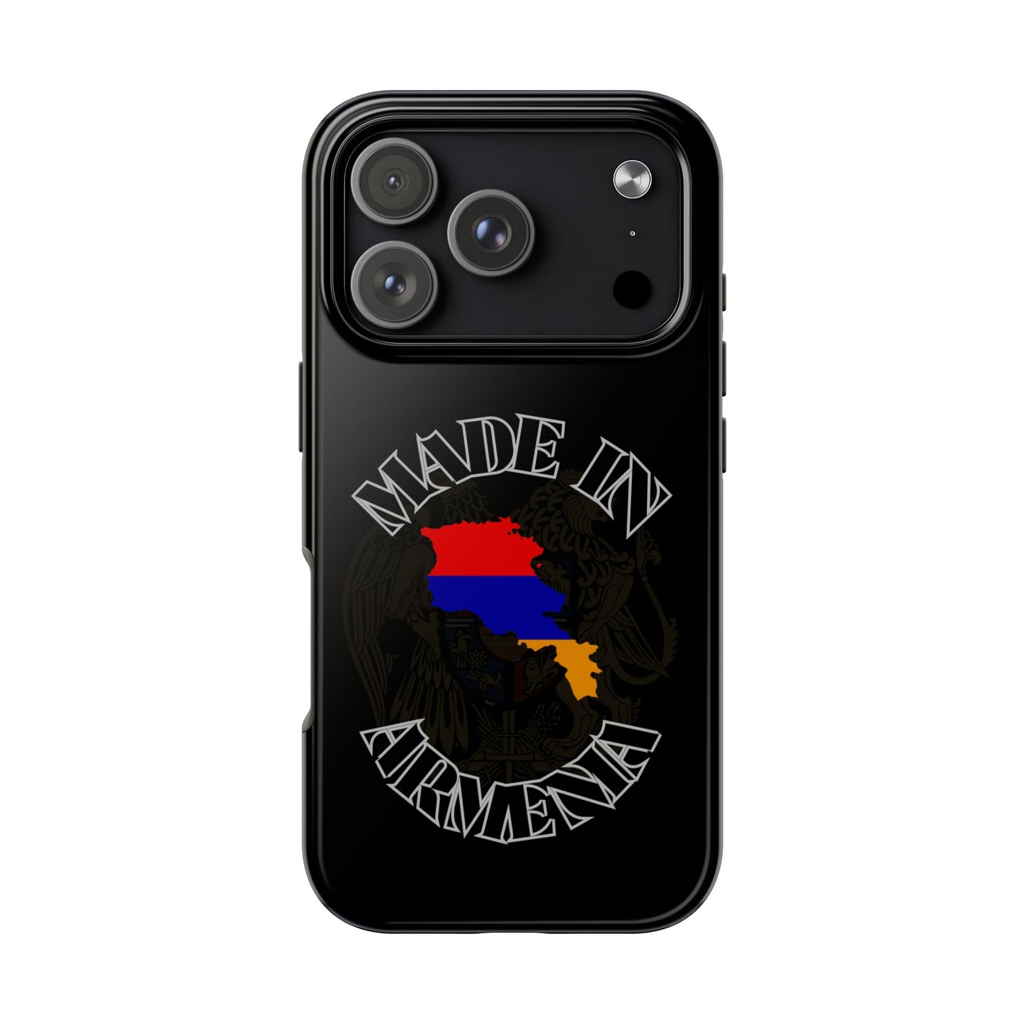 Made in Armenia iPhone Phone Case | Armenian Flag Map, Patriotic Armenia Phone Case iphone compatible