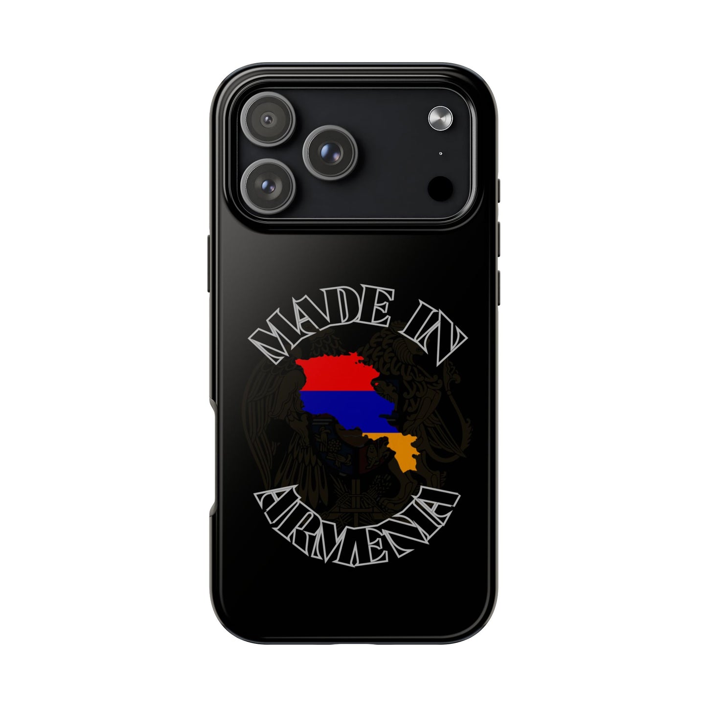 Made in Armenia iPhone Phone Case | Armenian Flag Map, Patriotic Armenia Phone Case iphone compatible