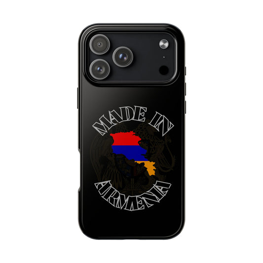Made in Armenia iPhone Phone Case | Armenian Flag Map, Patriotic Armenia Phone Case iphone compatible