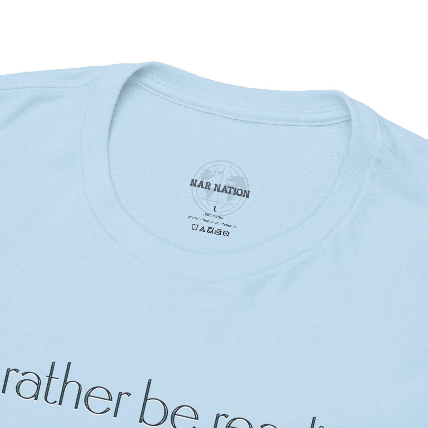 I'd Rather Be Reading Unisex Heavy Cotton Tee - Perfect for Book Lovers, Cozy Vibes, Gift for Readers, Literary Enthusiasts, Casual Wear
