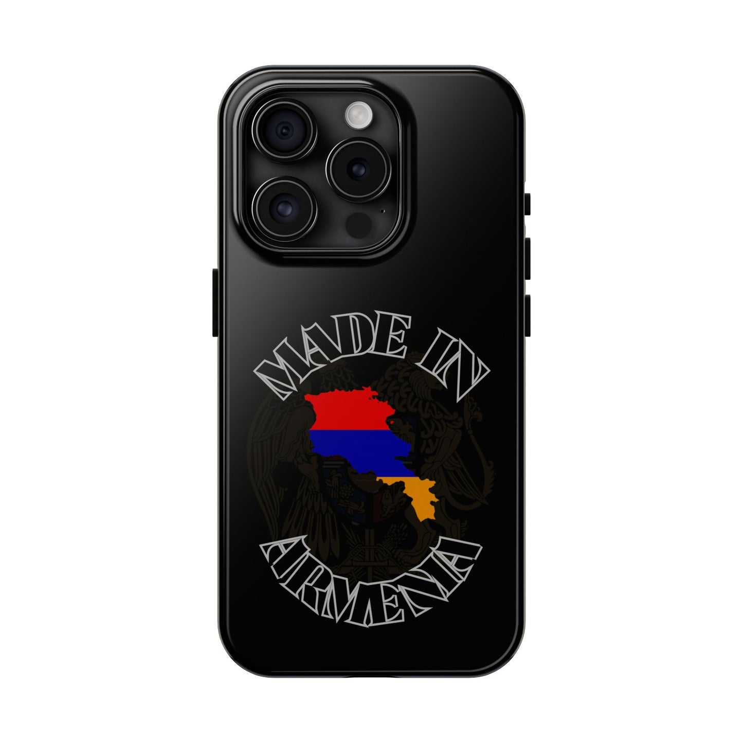 Made in Armenia iPhone Phone Case | Armenian Flag Map, Patriotic Armenia Phone Case iphone compatible