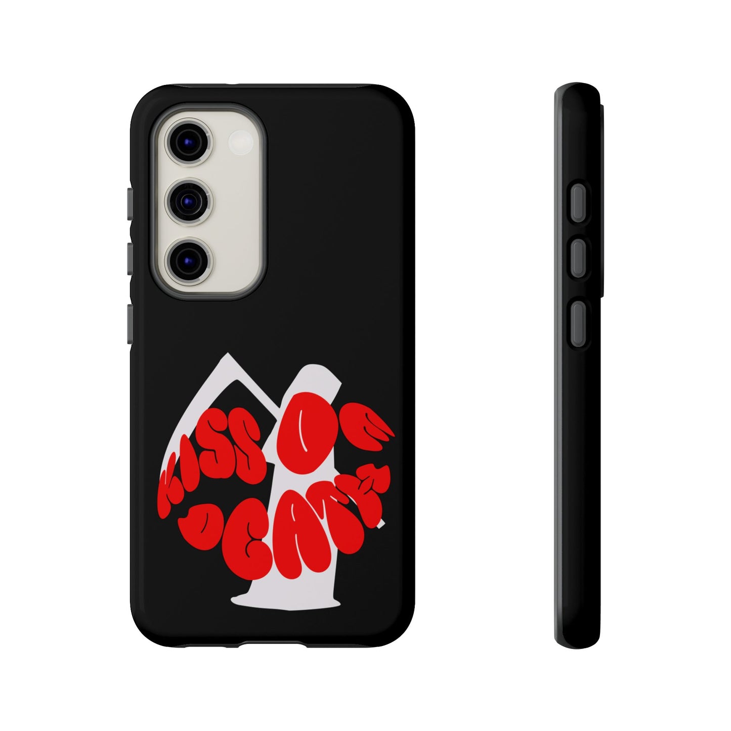kiss Of Death Phone Case , cool phone case, cool design phone case, iPhone phone case, Samsung phone case, google phone case, black case