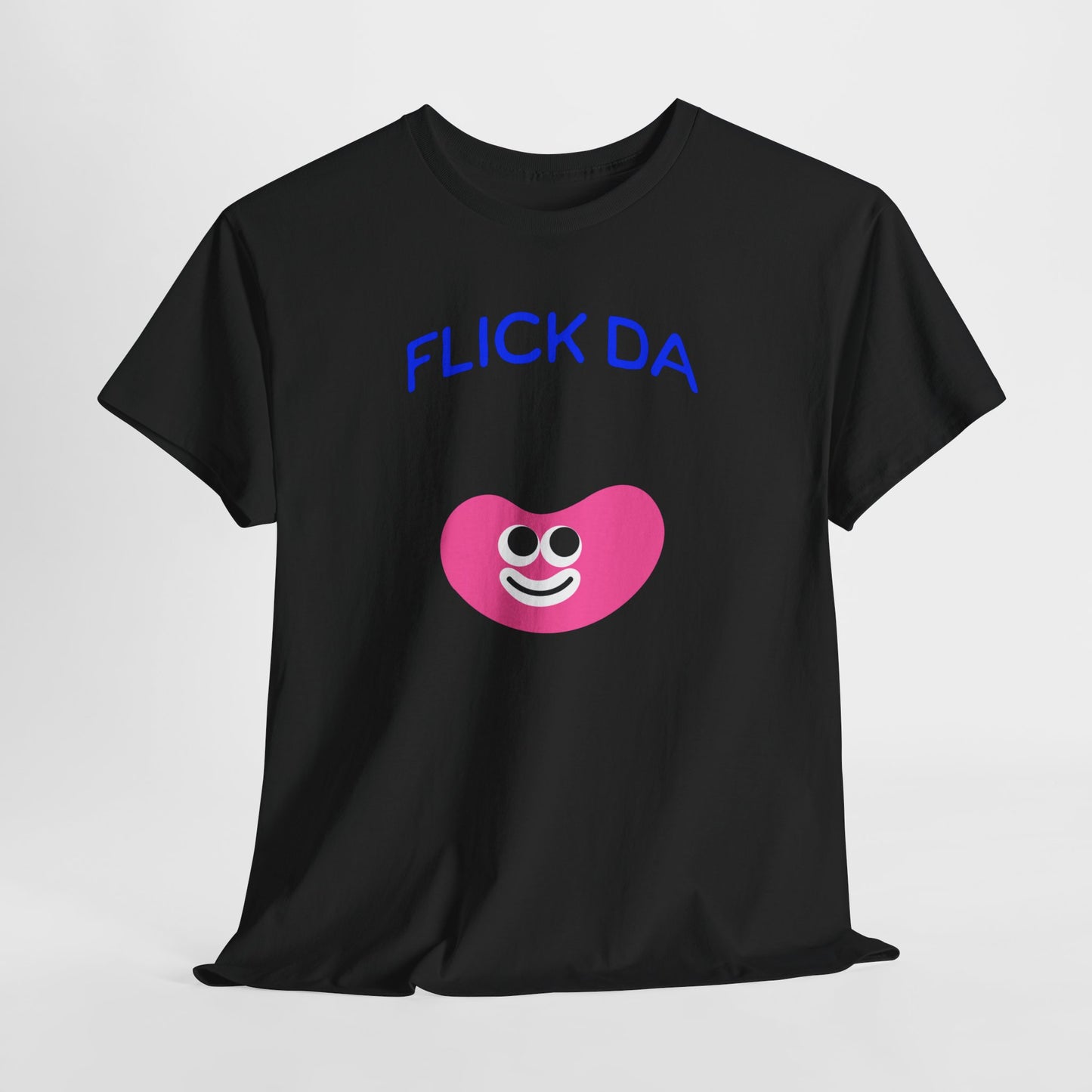 Flick Da Bean T-shirt , Funny T-Shirt, Fun Casual Wear, Gift for Friends, Everyday Summer Style, Comfortable Tee